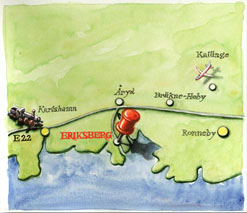 Illustration Eriksberg Karte